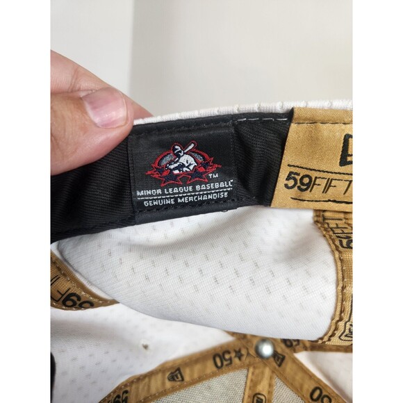 Vintage Round‎ Rock Express New Era 59Fifty Hat Size 8 Made In USA MiLB - Picture 9 of 11